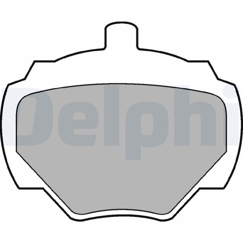 Sada brzdových platničiek kotúčovej brzdy DELPHI LP211