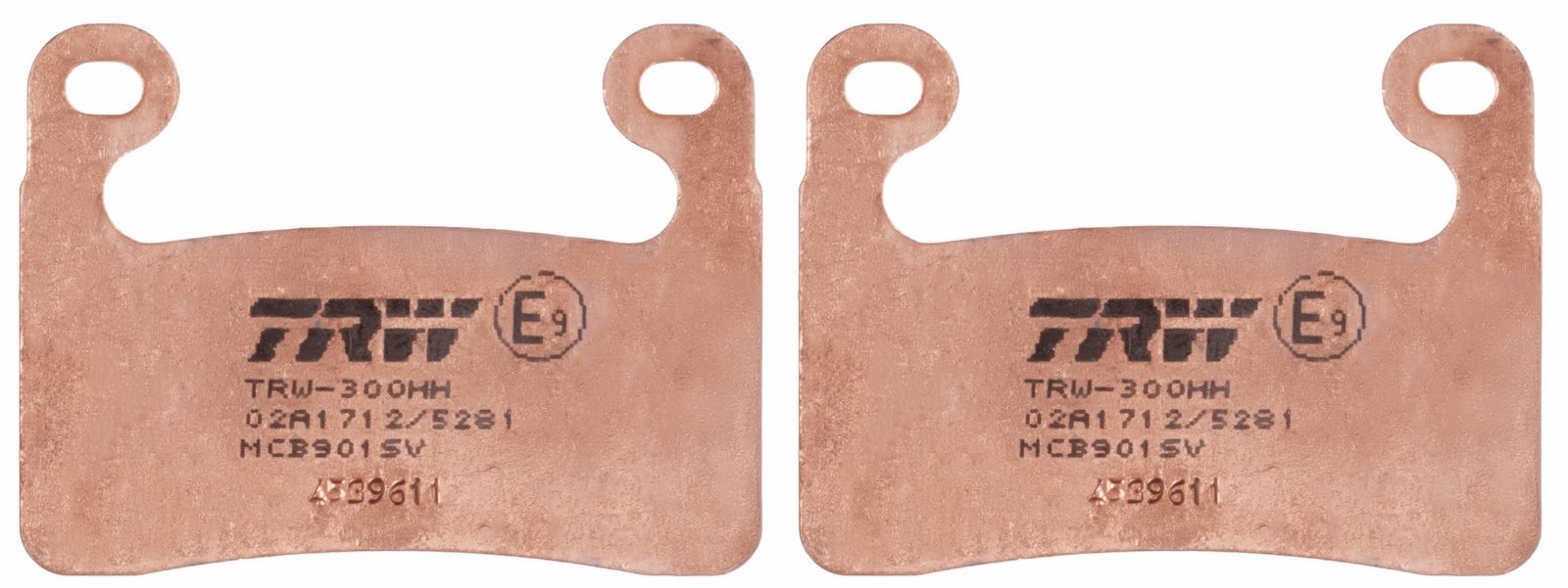 set placute frana,frana disc TRW Sinter Street MCB901SV