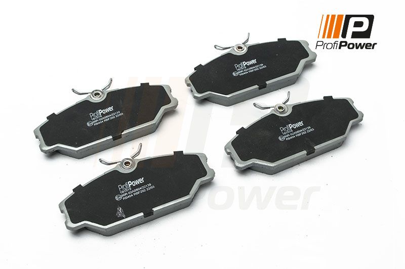 Levně Sada brzdových destiček, kotoučová brzda ProfiPower 1B1019