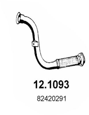 Rura wydechowa ASSO 12.1093