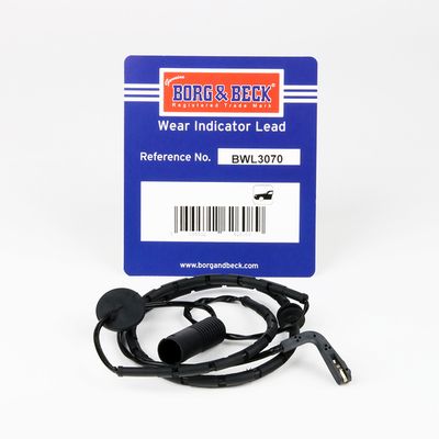 Styk ostrzegawczy, zużycie okładzin hamulcowych BORG & BECK BWL3070