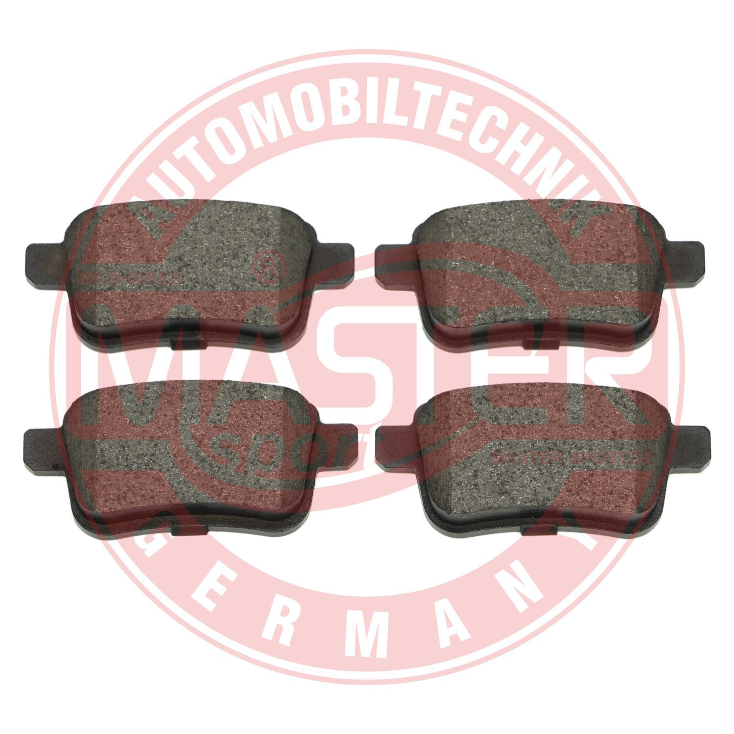Zestaw klocków hamulcowych, hamulce tarczowe MASTER-SPORT GERMANY 13046027442T-SET-MS