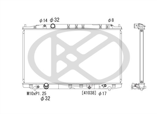 Radiator, racire motor KOYORAD PL082835