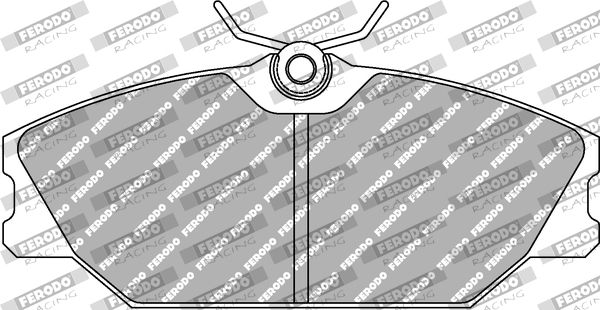 Zestaw klocków hamulcowych, hamulce tarczowe FERODO RACING FCP406H
