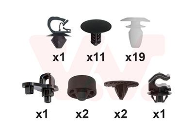 Set montaj, capota motor VAN WEZEL 1511797