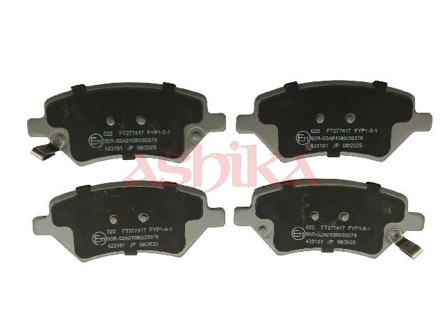 set placute frana,frana disc ASHIKA 50-00-022