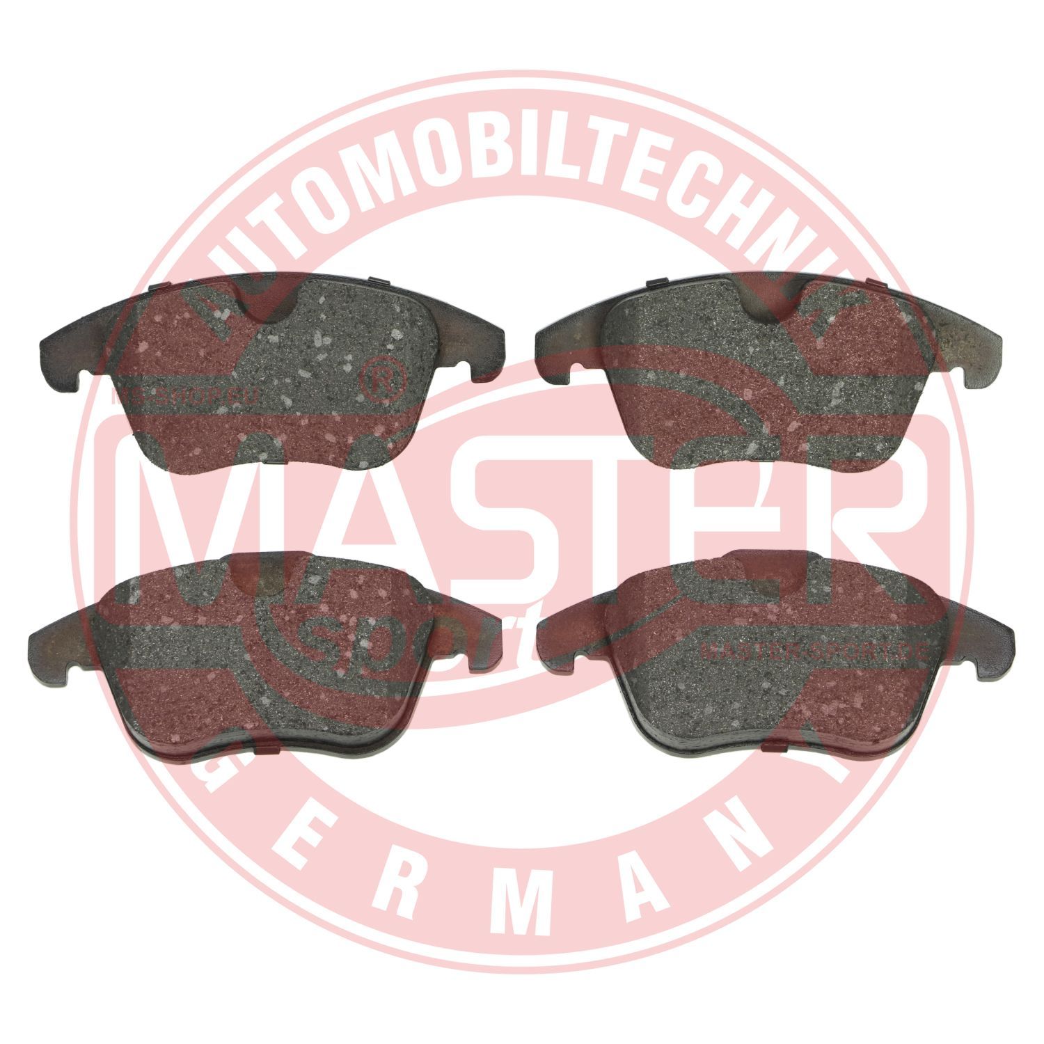 Zestaw klocków hamulcowych, hamulce tarczowe MASTER-SPORT GERMANY 13046072302N-SET-MS