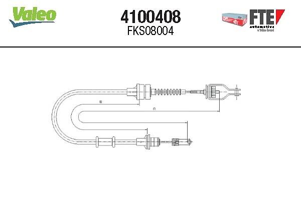 Cablu ambreiaj FTE 4100408