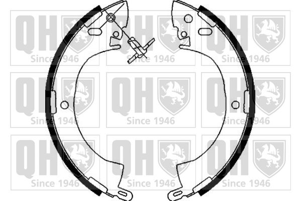 Zestaw szczęk hamulcowych QUINTON HAZELL BS741
