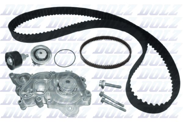 Pompa wodna + zestaw paska rozrządu DOLZ KD298