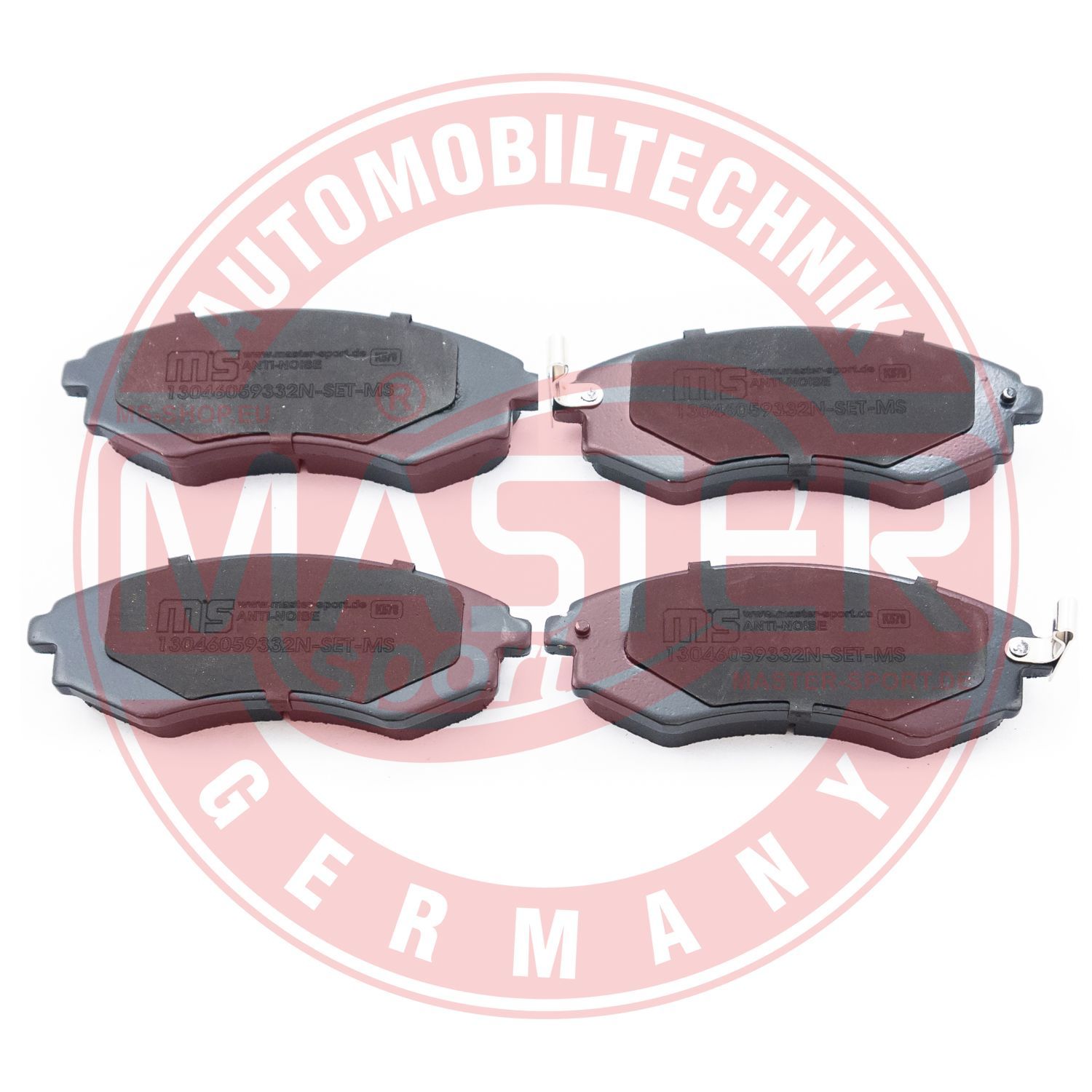 Sada brzdových destiček, kotoučová brzda MASTER-SPORT GERMANY 13046059332N-SET-MS
