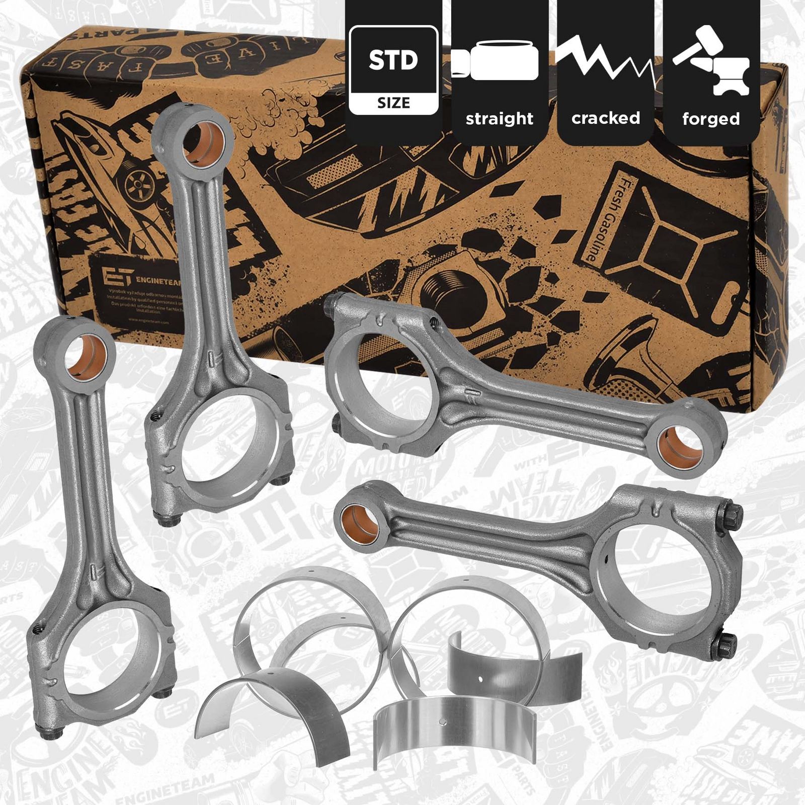 Set biele ET ENGINETEAM boxET – service kit OM0051VR2