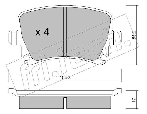 Piduriklotsi komplekt,ketaspidur