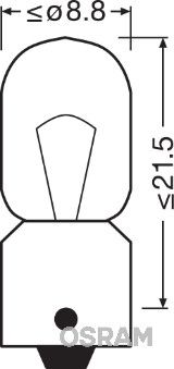 Levně Žárovka, osvětlení interiéru ams-OSRAM 3860