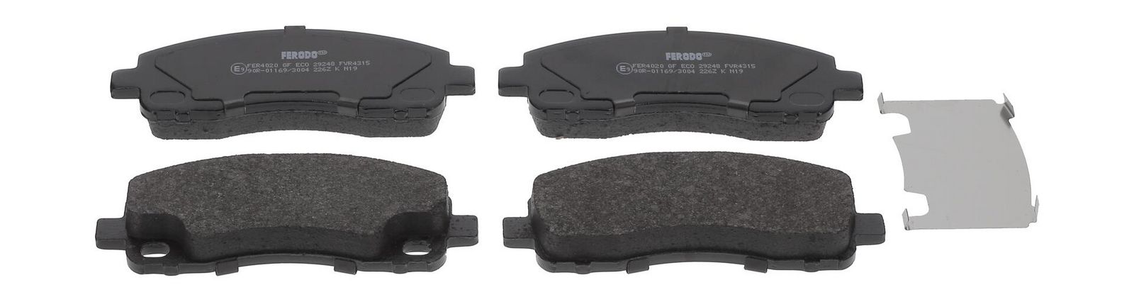 Kit de plaquettes de frein, frein à disque