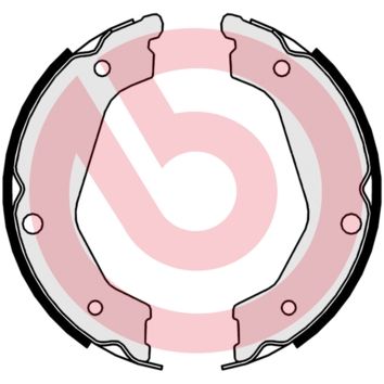 Zestaw szczęk hamulcowych, hamulec postojowy BREMBO S 30 534