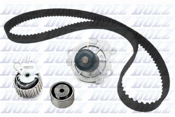 Pompa wodna + zestaw paska rozrządu DOLZ KD330