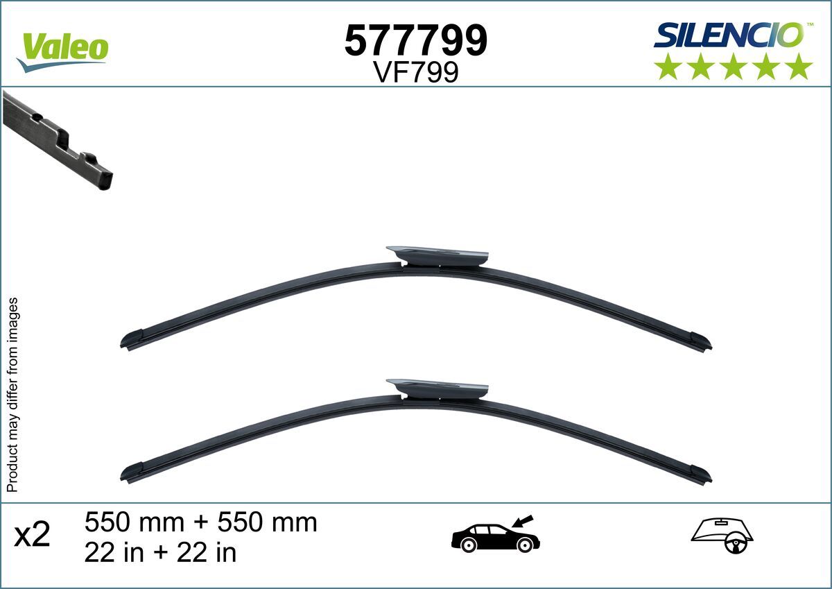 Pióro wycieraczki VALEO 577799
