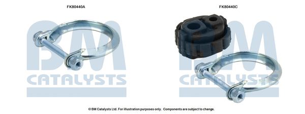 Zestaw montażowy, katalizator BM CATALYSTS FK80440