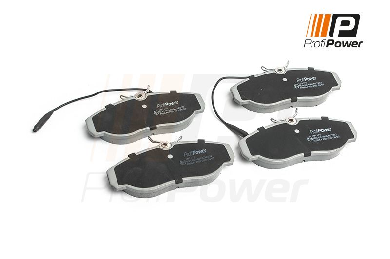 Levně Sada brzdových destiček, kotoučová brzda ProfiPower 1B1175