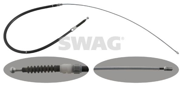 Levně Tažné lanko, parkovací brzda SWAG 30 94 8306