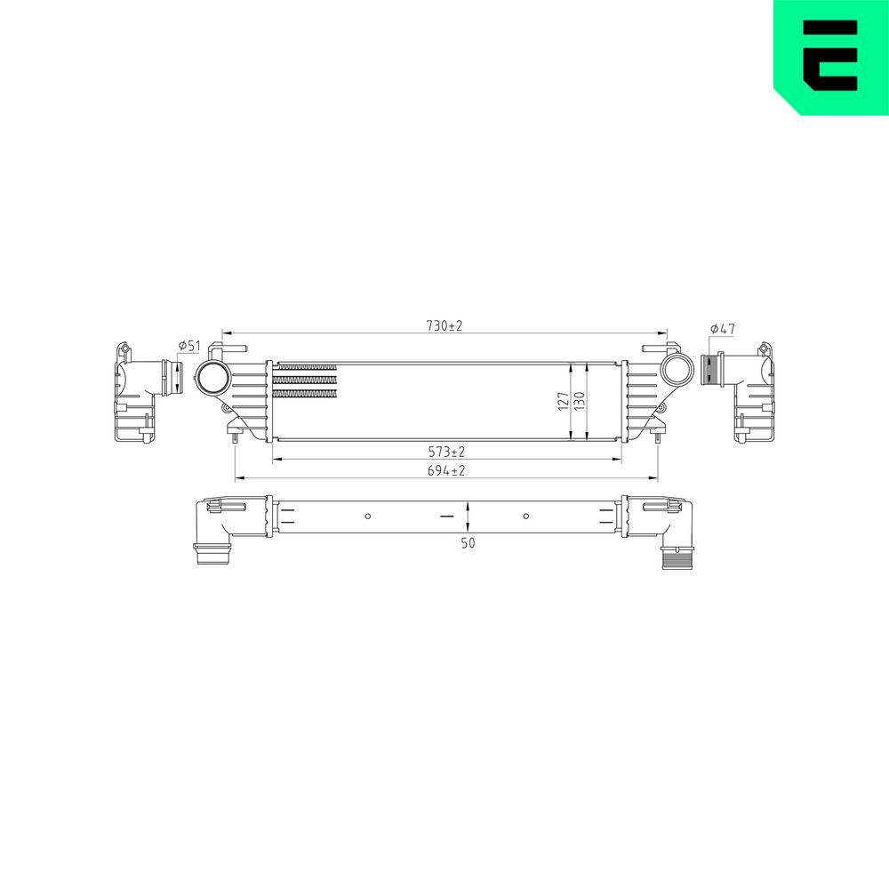 Intercooler, compresor ERA 672025