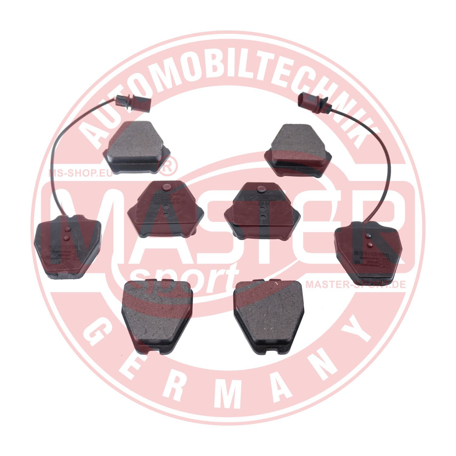 Zestaw klocków hamulcowych, hamulce tarczowe MASTER-SPORT GERMANY 13046028752N-SET-MS