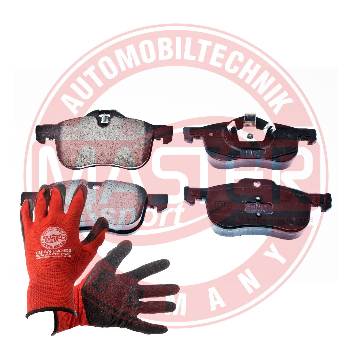 Zestaw klocków hamulcowych, hamulce tarczowe MASTER-SPORT GERMANY 13046071442N-SET-MSP