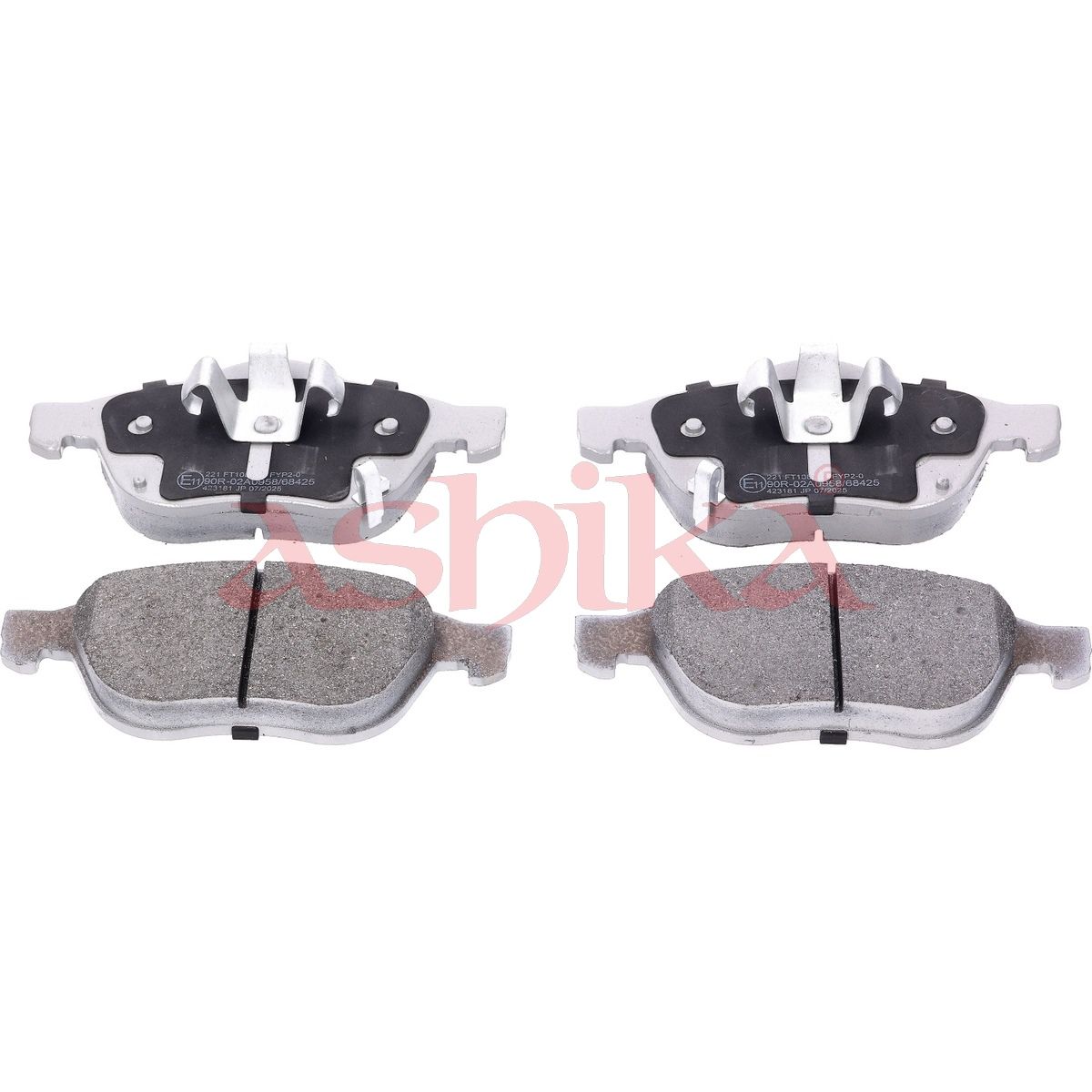 set placute frana,frana disc ASHIKA 50-02-221