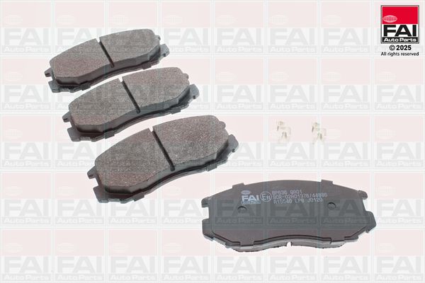 Zestaw klocków hamulcowych, hamulce tarczowe FAI AUTOPARTS BP636