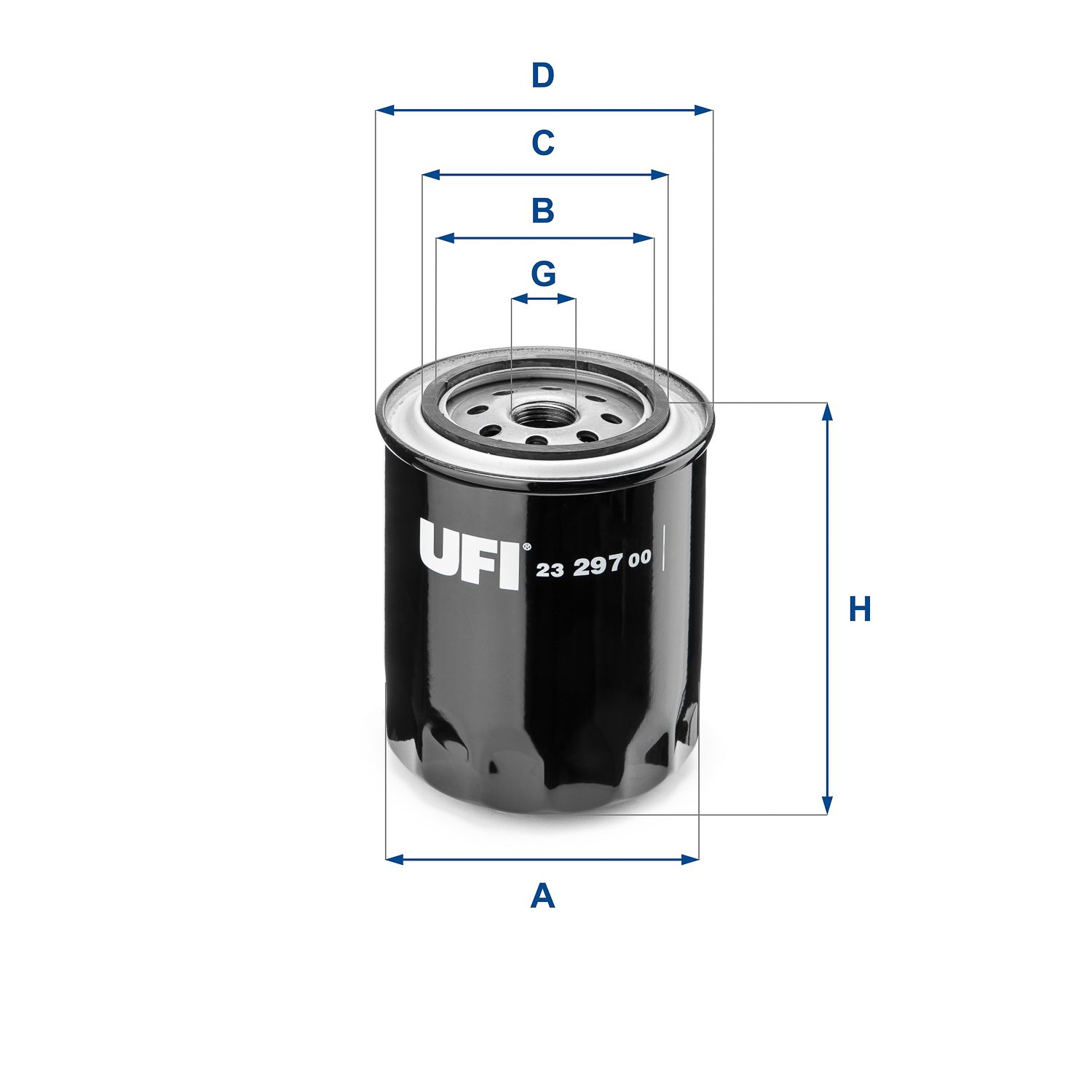 Olejový filter UFI 23.297.00