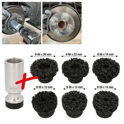 Set discuri de șlefuit, dispozitiv de șlefuit butuc roată KS TOOLS 100.5090