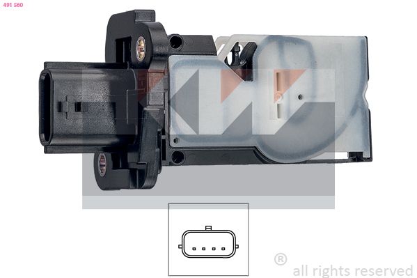 Przepływomierz masowy powietrza KW 491560