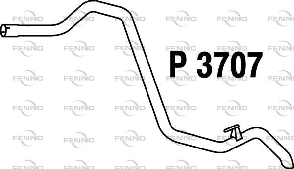 Rura wydechowa FENNO P3707