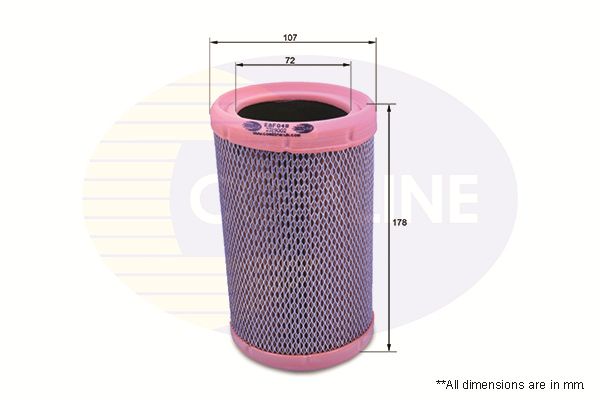 Filtr powietrza COMLINE EAF048