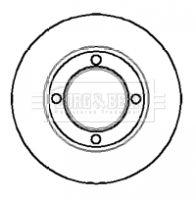 Tarcza hamulcowa BORG & BECK BBD4867
