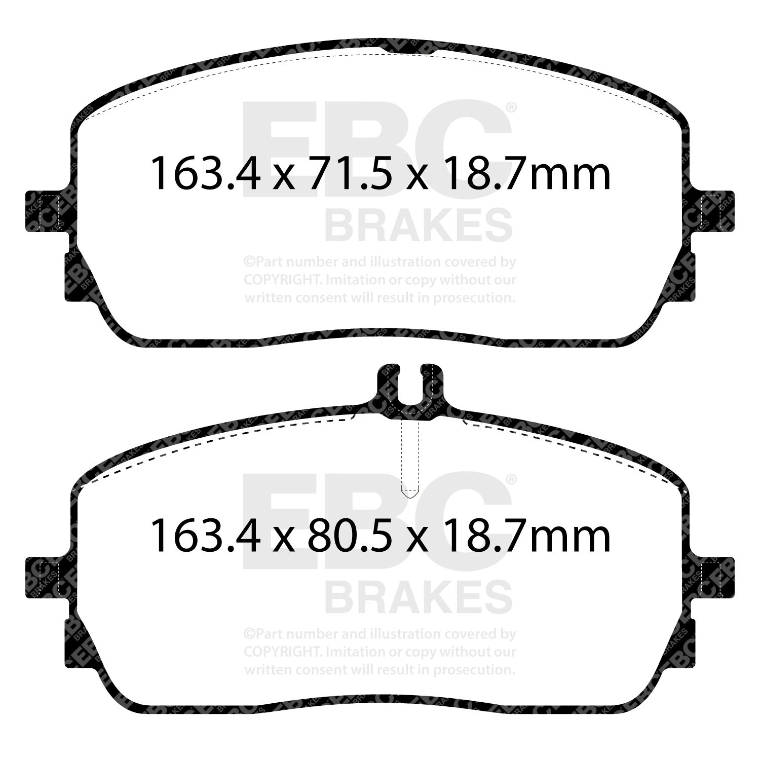 set placute frana,frana disc EBC Brakes DP42390R