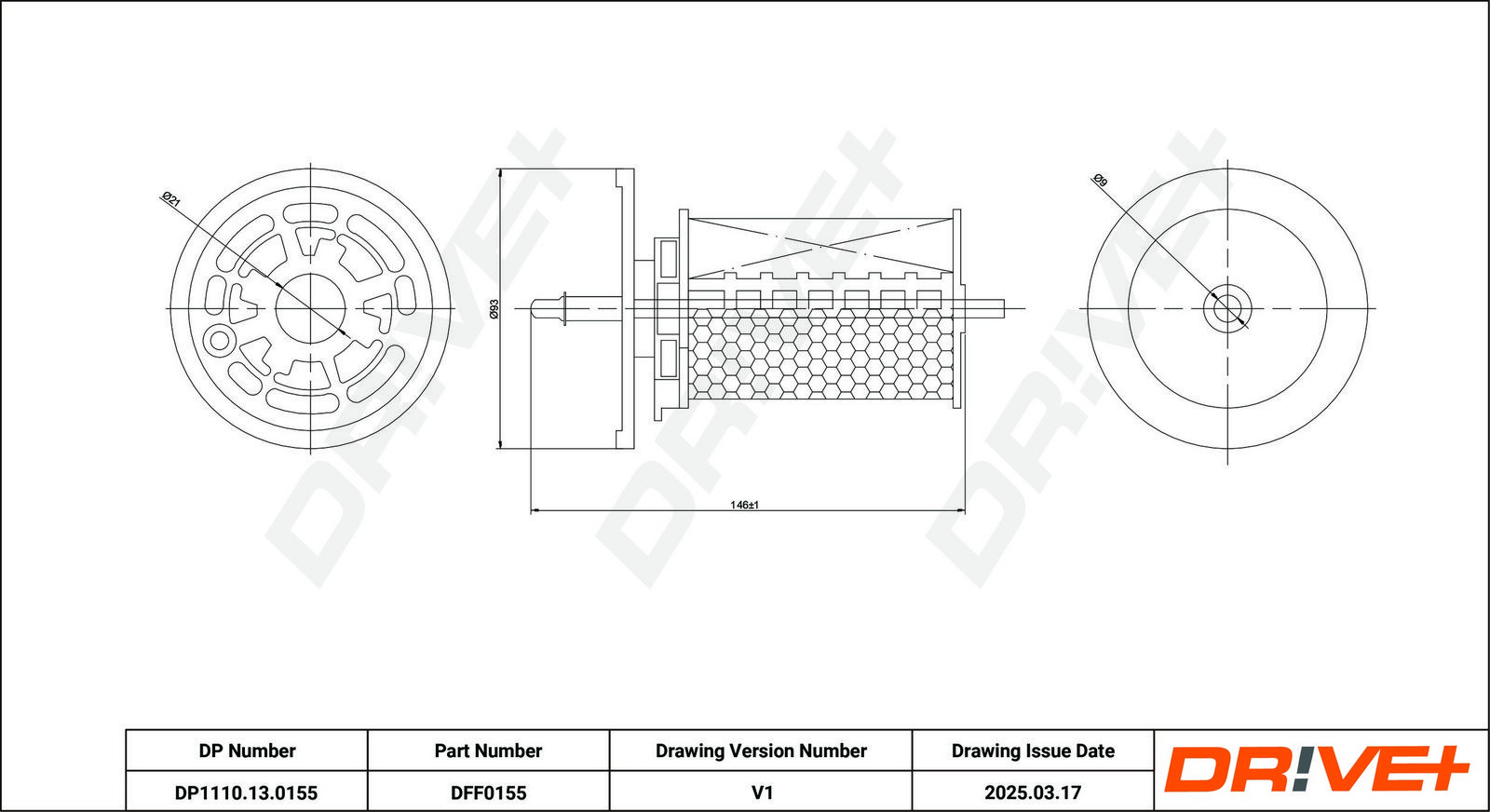 filtru combustibil Dr!ve+ DP1110.13.0155
