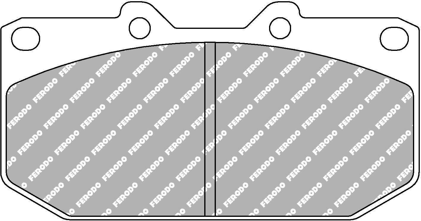 set placute frana,frana disc FERODO FCP986Z