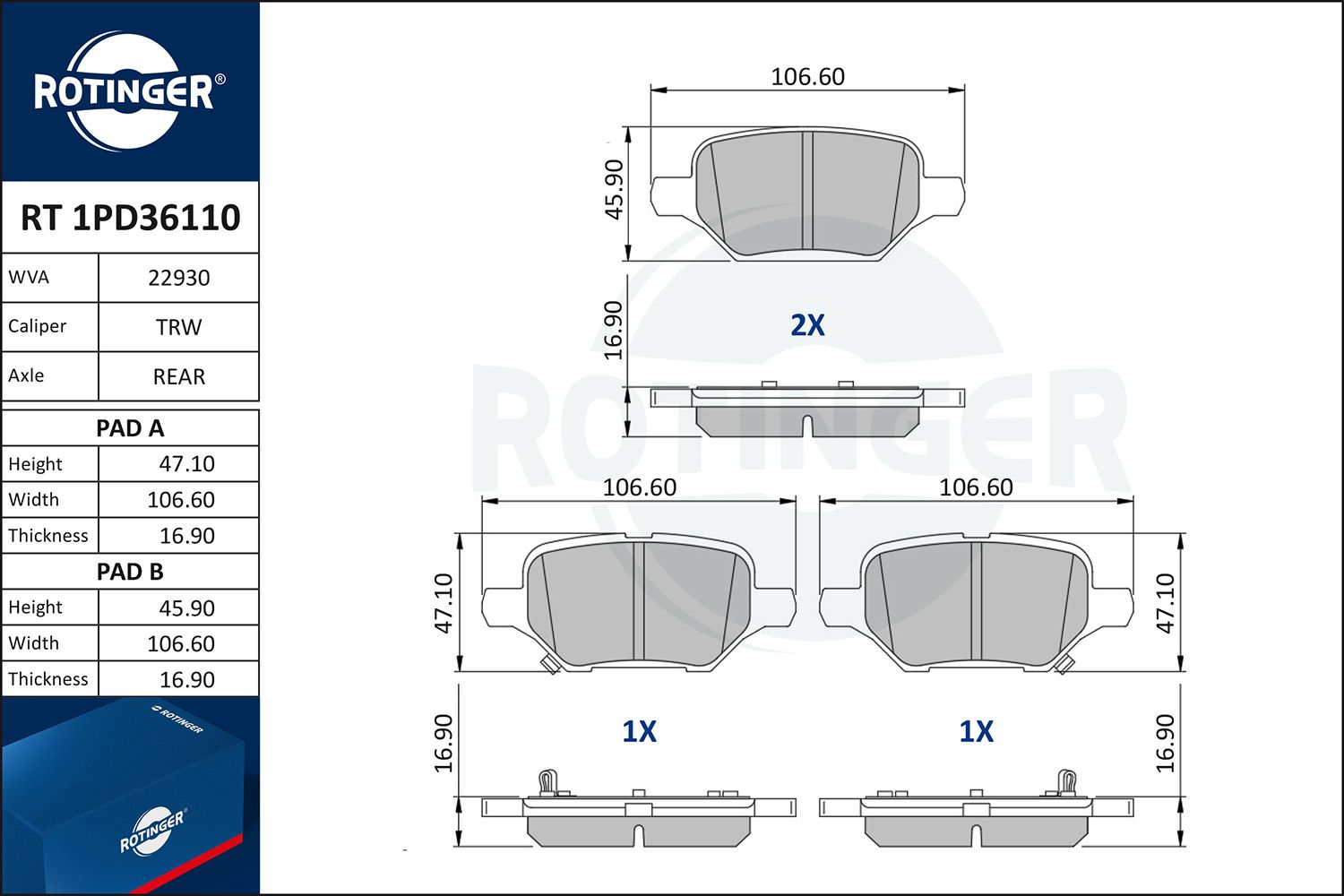 ROTINGER RT1PD36110