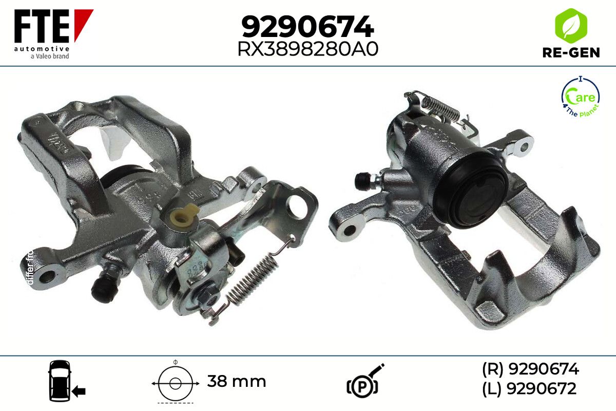 Etrier frana FTE 9290674
