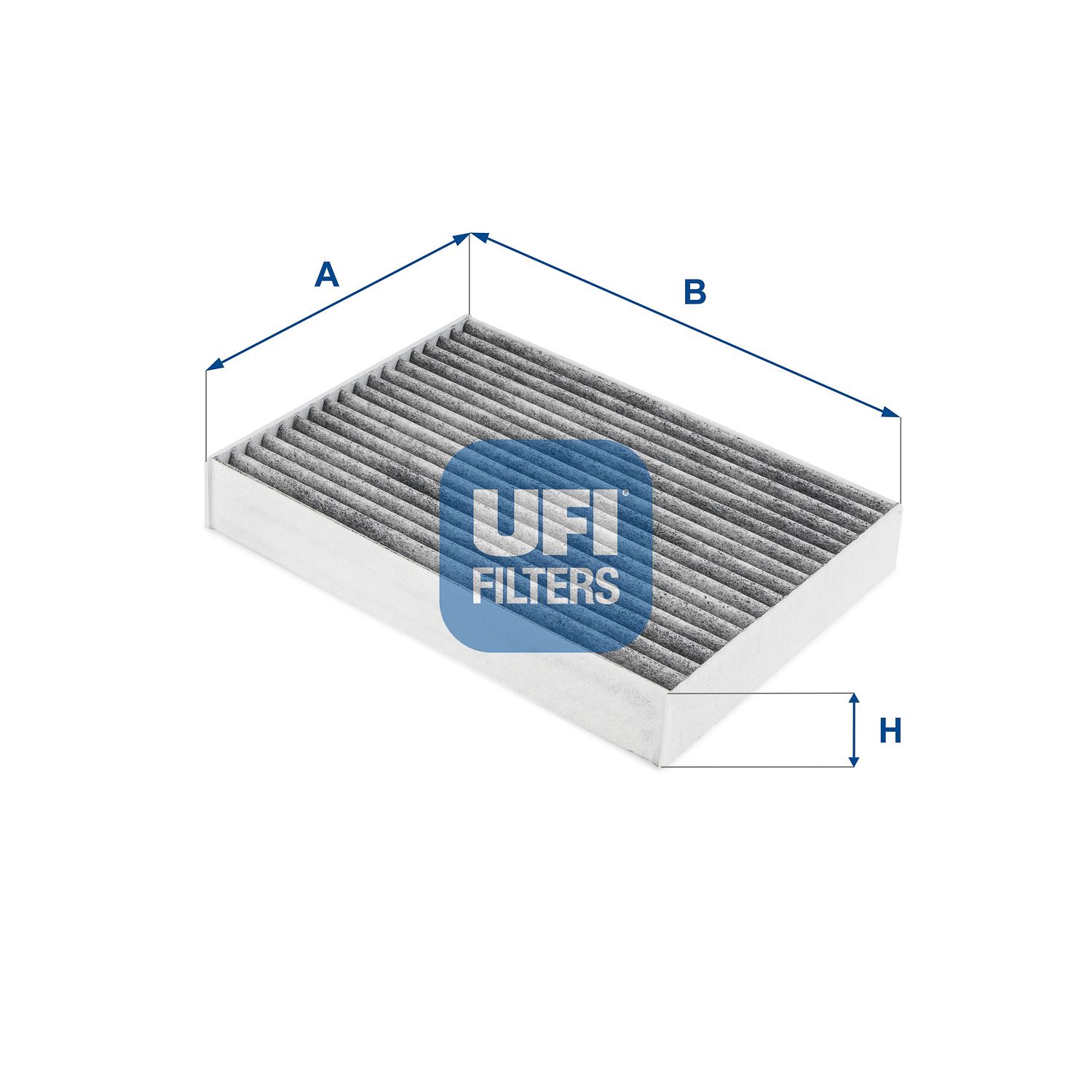 Filtr, wentylacja przestrzeni pasażerskiej UFI 54.257.00