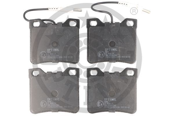 Zestaw klocków hamulcowych, hamulce tarczowe OPTIMAL BP-09649