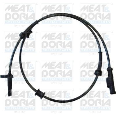 Czujnik, prędkość obrotowa koła MEAT & DORIA 90272
