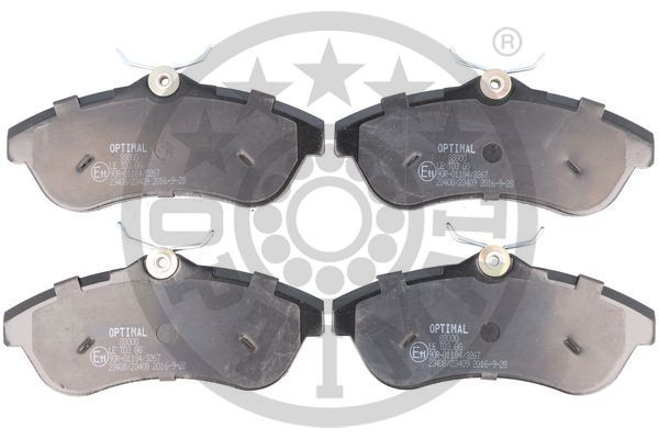 Zestaw klocków hamulcowych, hamulce tarczowe OPTIMAL BP-88000