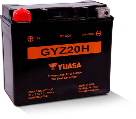 Baterie de pornire YUASA AGM - High Performance Maintenence Free GYZ20H