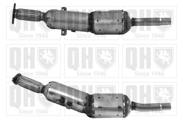 Filtr sadzy / filtr cząstek stałych, układ wydechowy QUINTON HAZELL QDPF11179H