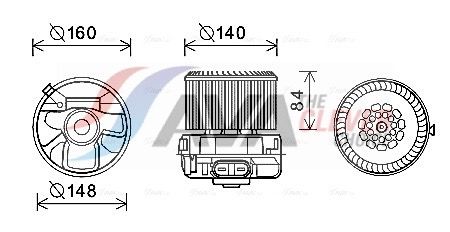 AVA - Heater Blower Motor