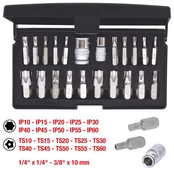 E-shop Sada nástrčkových kľúčov KS TOOLS 911.3120