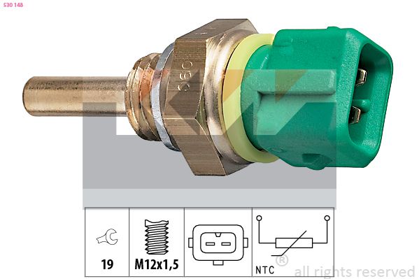 Czujnik, temperatura płynu chłodzącego KW 530 148